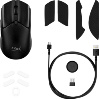 HP HyperX Pulsefire Haste 2 Mini Wireless Gaming Egér - Fekete
