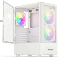 Krux Vako RGB Számítógépház - Fehér