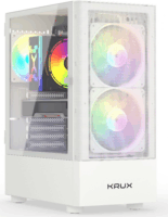 Krux Vako RGB Számítógépház - Fehér