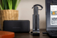 HP Poly Savi 8240-M Microsoft Teams (USB Type-A) Wireless Headset - Fekete