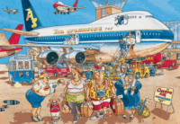 Jumbo 81922 Wasgij Original 2 - Csodálatos nyaralás 1000 darabos Kreatív Puzzle