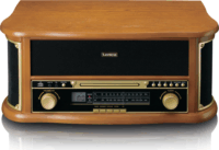 Lenco TCD-2551WD Retro Lemezjátszó - Fa