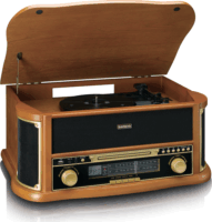 Lenco TCD-2551WD Retro Lemezjátszó - Fa