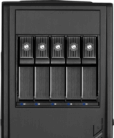 SilverStone FS305-12G 3x 5.25" - 5x 3.5" HDD beépítő keret