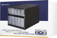 SilverStone FS305-12G 3x 5.25" - 5x 3.5" HDD beépítő keret