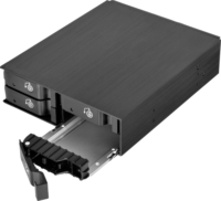 SilverStone SST-FS204B 5.25" - 4x 2.5" HDD/SSD beépítő keret