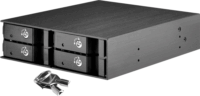 SilverStone SST-FS204B 5.25" - 4x 2.5" HDD/SSD beépítő keret