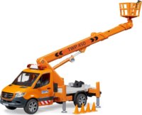 Bruder Mercedes Benz Sprinter állványos autó - Sárga