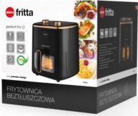 Eldom fritta 5L Forrólevegős fritőz - Fekete/Arany