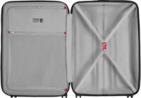 Wenger Prymo Large Keményfedeles négykerekű bőrönd - Fekete