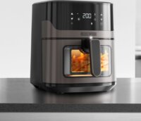 Black & Decker BXAF6500E 6.5L Forrólevegős fritőz - Fekete