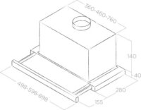 Elica Elite 14 Lux 50cm Páraelszívó - Inox