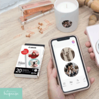 Canon ZINK 3.3cm Kör alakú Instant fotópapír ZoeMini fényképezőgéphez (20 db / csomag)