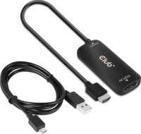 Club3D CAC-1335 HDMI apa - DisplayPort anya Aktív adapter