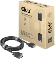 Club3D CAC-1703 VGA - VGA Kábel 3m - Fekete