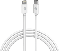 S-Link SL-EC62PD USB Type-C Hálózati töltő + Lightning 100cm Töltőkábel - Fehér (20W)