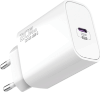 S-Link SL-EC62PD USB Type-C Hálózati töltő + Lightning 100cm Töltőkábel - Fehér (20W)