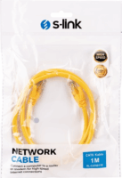 S-Link UTP CAT6 Patch kábel 1m - Sárga
