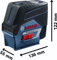 Bosch 0601066G02 GCL 2-50 C + BT 150 + RM 2 Vonallézer szett