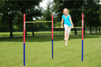 Hudora Dupla Gimnasztikai rúd - Piros/Kék