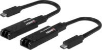 Lindy 43312 USB Type-C 3.2 Extender Optikai üvegszál Jeltovábbító 100m