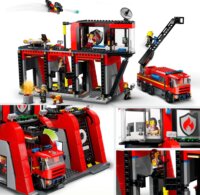 LEGO® City: 60414 - Tűzoltóállomás és tűzoltóautó