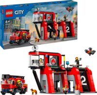 LEGO® City: 60414 - Tűzoltóállomás és tűzoltóautó