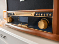 Lenco TCD-2571 Rádió és Bakelit Lemezjátszó - Barna