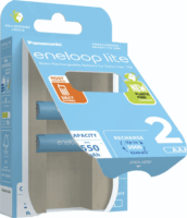 Panasonic Eneloop Lite Ni-MH 550mAh AAA Újratölthető Ceruzaelem (2db/csomag)