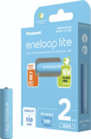 Panasonic Eneloop Lite Ni-MH 550mAh AAA Újratölthető Ceruzaelem (2db/csomag)