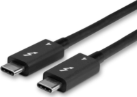 Lindy 31120 Thunderbolt 4 apa - Thunderbolt 4 apa Adat és töltő kábel - Fekete (1m)