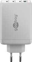 Goobay 65556 3x USB-C / USB-A Hálózati Gyorstöltő Adapter 100W - Fehér