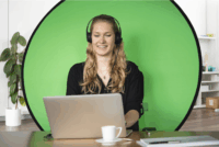 Hama 21572 Zöld háttér székhez - 130cm