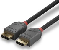 Lindy 36483 Anthra Line DisplayPort 1.4 - DisplayPort 1.4 Kábel 3m - Fekete