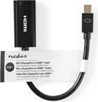 Nedis CCGT37650BK02 Mini DisplayPort 1.2 apa - HDMI anya Adapter