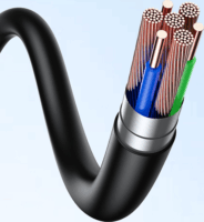 Ugreen USB-C apa - USB-C apa Adat és töltőkábel - Fekete (5m)