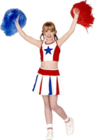 Widmann : Pompom lány jelmez - 158 cm