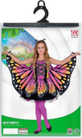 Widmann : Rózsaszín pillangó jelmez szárnyakkal - 158 cm
