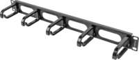 Lanberg AK-1205-B 19" kábelrendező panel 1U - Fekete
