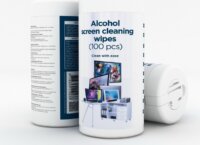 Gembird CK-AWW100-01 Alkoholos törlőkendő (100db / csomag)