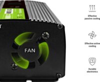 Green Cell INVGC12P500LCD Autós Inverter (12V / 500W)