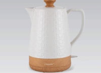 Maestro MR-076 1.8L Vízforraló - Fehér/Fa