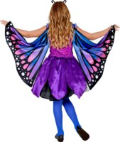 Widmann Kék pillangó jelmez szárnyakkal - 128 cm