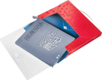 Leitz Wow Jumbo A4 Gumis mappa Piros (5db / csomag)