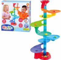 Playgo Toys Spirál golyópálya 31 darabos - színes