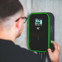 Green Cell EV14 Elektromos autó fali töltő - Fekete (22kW - 32A / 6m Type-2)