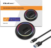 Qoltec 52275 SSD Dokkoló (USB-C - NVMe )