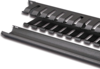 Equip 327313 19" kábelrendező panel 1U - Fekete