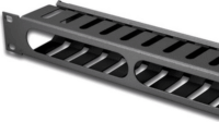 Equip 327313 19" kábelrendező panel 1U - Fekete