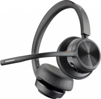 HP Poly Voyager 4320 UC (USB Type-A) Wireless Headset + Állvány + BT700 - Fekete